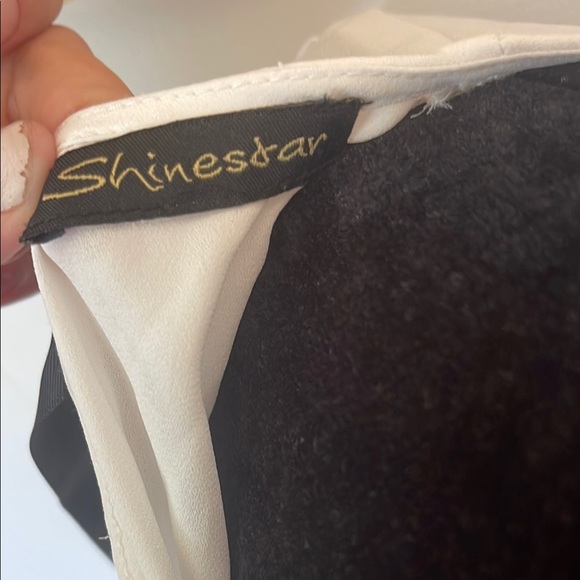 Shinestar | Women’s White Anime 2 Piece Puff Sleeve Peplum Blouse Size Small - Picture 7 of 8